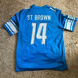 AMON-RA ST. BROWN NFL JERSEY - DETROIT LIONS - MENS LARGE